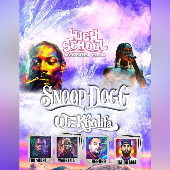 NWT Rare Snoop Dogg High School Reunion Tour Merch 2023 Bucket hat - Picture 8 of 8
